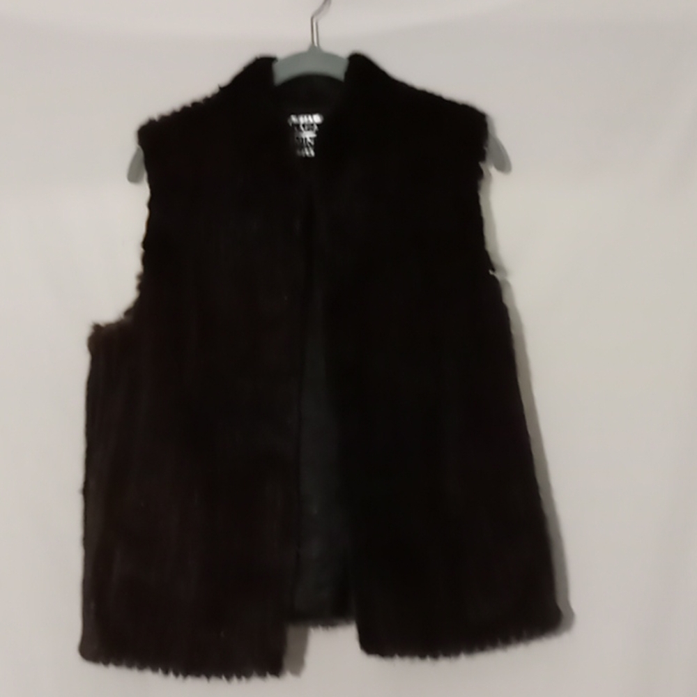 Saga Mink Vest size m